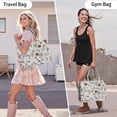 thumbnail image 6 of Large Capacity Tote Bag,Pioneer Flower Floral Print Pattern Handbag Fashion Luxury Tote Bag,15.7"x13"x 5.1" Inches,Laptop Compatible, 6 of 6