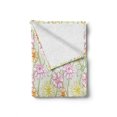 thumbnail image 2 of Floral Soft Flannel Fleece Blanket, Hand Drawn Colorful Flourishing Spring Flowers Sketchy Design Natural Garden Theme, Cozy Plush for Indoor and Outdoor Use, 50" x 70", Multicolor, by Ambesonne, 2 of 6