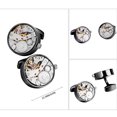 thumbnail image 4 of Worallymy 1 par de gemelos con movimiento de reloj para hombre engranaje inamovible gemelos pulidos regalo de boda de negocios Worallymy JD735802872, 4 of 7