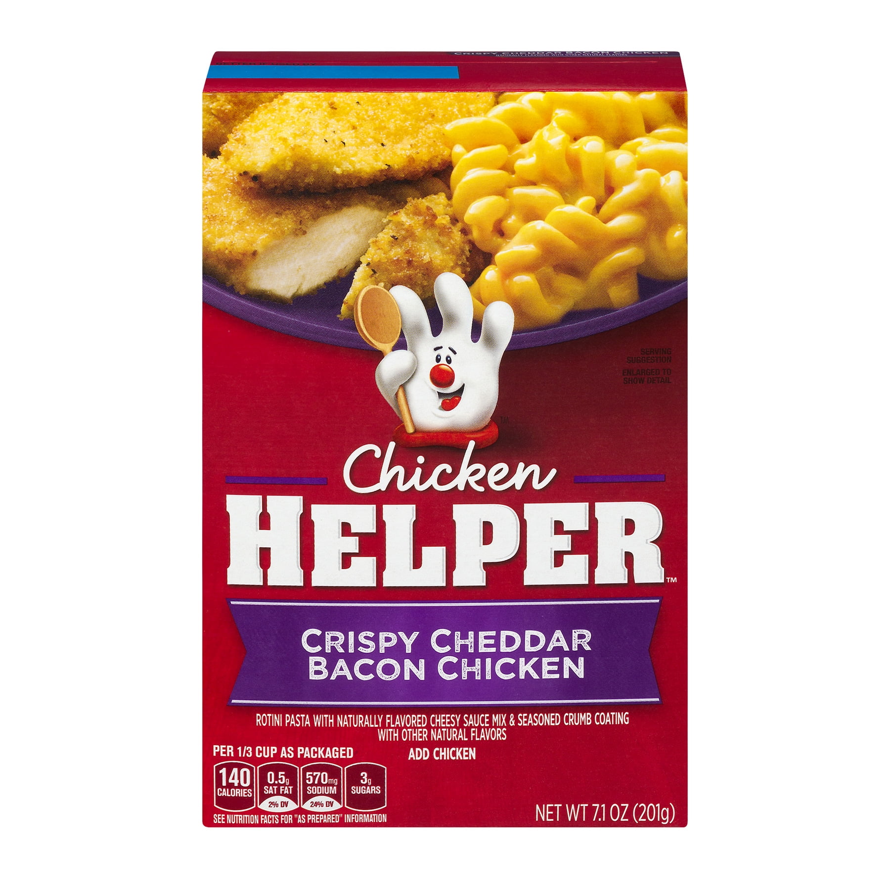 Chicken Helper Crispy Cheddar Bacon Chicken, 7.1 oz