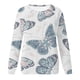 thumbnail image 4 of Pntutb Mujeres Invierno Sexy Cuello Redondo Manga Larga tops Vacas Impreso Regular Sudaderas Con Capucha Sudadera Blusa Pntutb Pntutb-625, 4 of 5