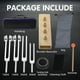thumbnail image 2 of Juego de 4 Diapasones de 128 Hz, 136,1 Hz, 256 Hz y 384 Hz con Bolso, Activador y Caja de Resonancia de Madera para Meditación, Sanación y Yoga., 2 of 5