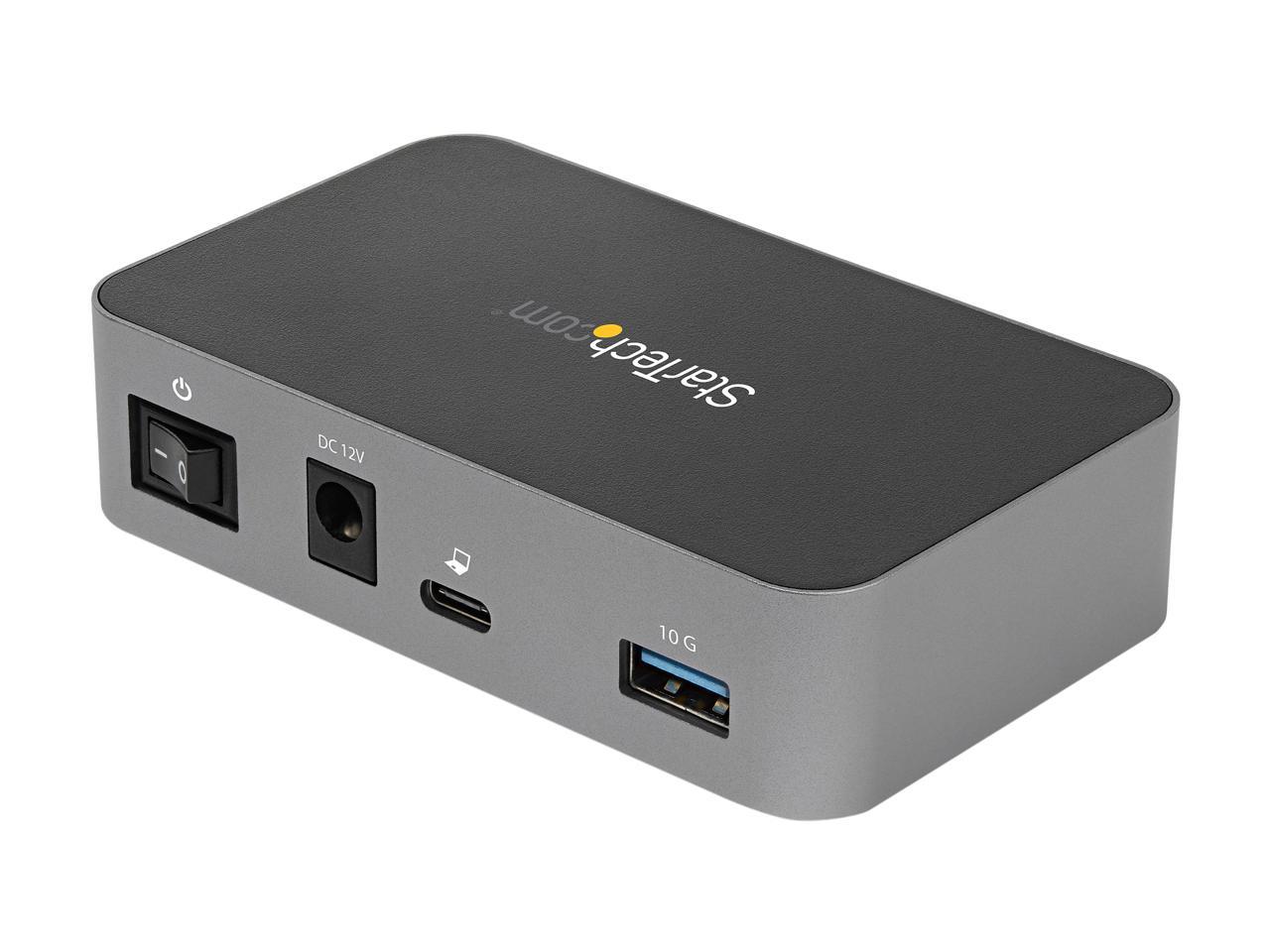 StarTech.com 4 Port USB C Hub with Power Adapter - USB 3.2 Gen 2 (10Gbps) - USB Type C to 4x USB-A - Self Powered Desktop USB Hub with Fast Charging Port (BC 1.2) - Desk Mountable - image 5 of 5