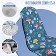 thumbnail image 4 of ZUXONGSY Car Seat Cover Towel Mushroom Daisy Print Athletic Running Towel Seat Covers Portable Auto Front Seat Covers Universal Fit Front Seat Mat, 4 of 8
