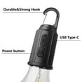 thumbnail image 4 of Luz de camping recargable, 4 paquetes de bombillas colgantes para tienda de campaña con gancho, modos de iluminación, lámpara de tienda de campaña para acampar, hacer senderismo y mochileros, 4 of 8