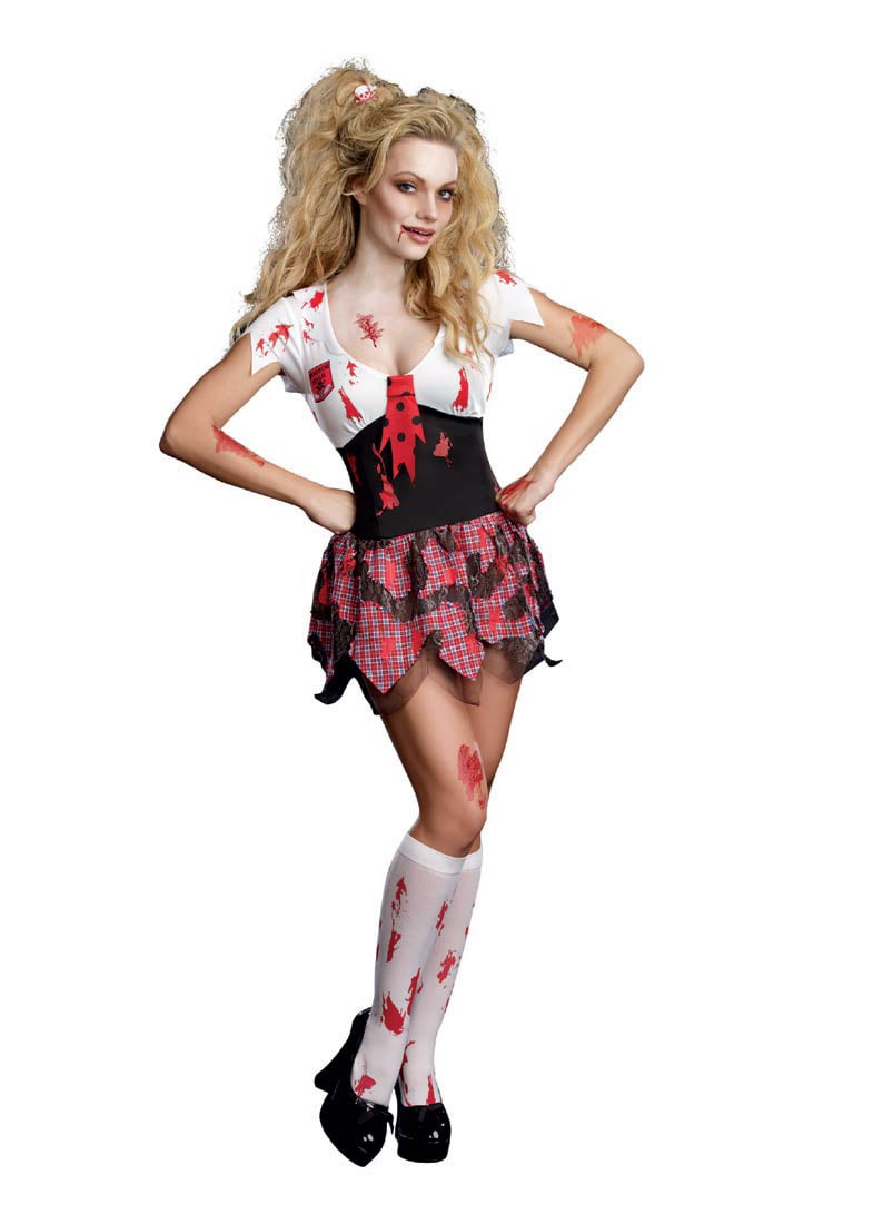 Adult Zombie Schoolgirl Costume Dreamgirl 8416