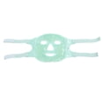 thumbnail image 4 of Compresa de gel frío y caliente con perlas para la cara, suave, para aliviar el estrés y la hinchazón, para dormir, color verde claro, 4 of 14