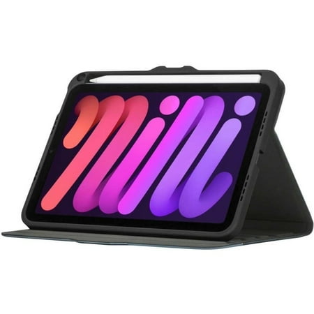 Targus - VersaVu Antimicrobial Case for 8.3" iPad mini (6th gen.) - China Blue