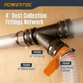 thumbnail image 5 of POWERTEC 1PK 4" x 36" Long Clear PVC Pipe,  Rigid Plastic Tubing, Round Tube Compatible w/Dust Collection Fittings, Hose for Woodworking Tool, Dust Collection System, Toy Cars and Bird Feeder (70272), 5 of 7