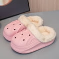 thumbnail image 2 of Dakaela 3-13Y Kids Lined Clogs Boys Girls Winter Fleece Garden Shoes Toddler Platform House Shoes Slip on Indoor Outdoor Mules Pink 4.5, 2 of 9