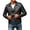 #297-Black, variant on Mens Slim Fit Lapel Collar Motorcycle Faux Leather Zipper Jackets