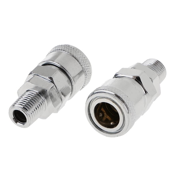Conector de manguera de aire de acoplamiento rápido (2 o 5 piezas) para compresor C