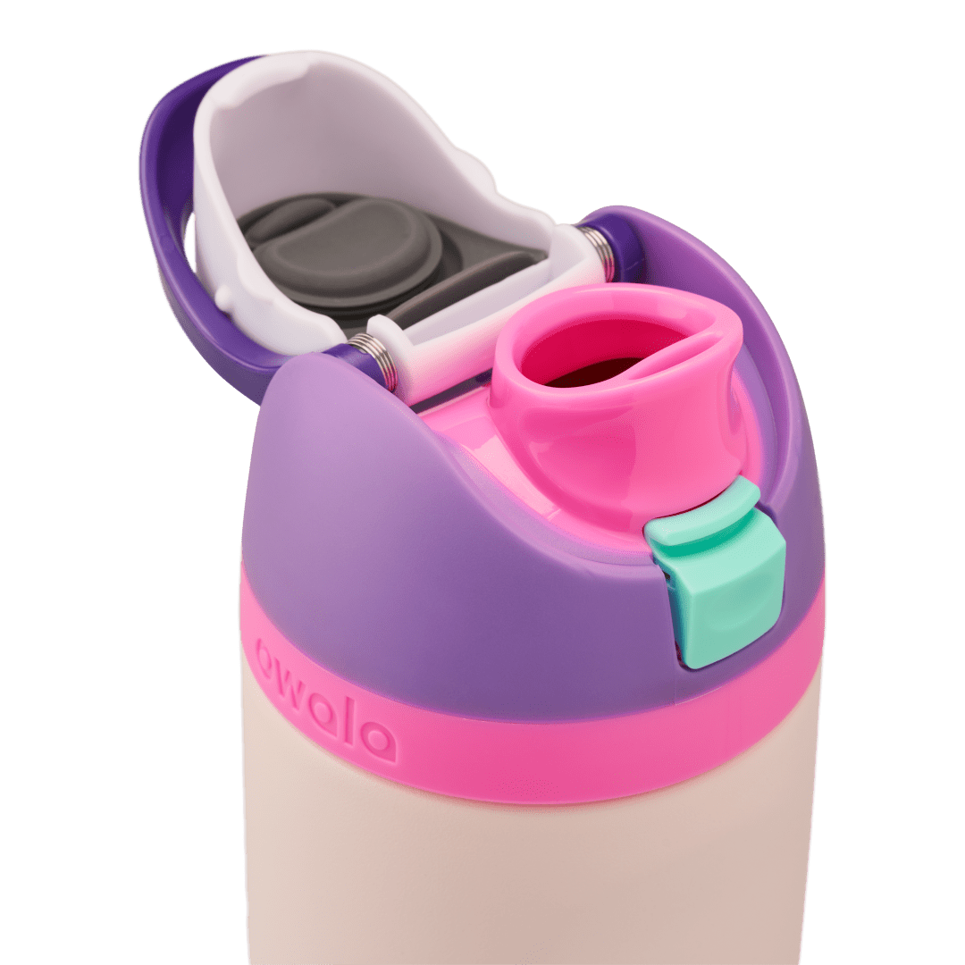 Owala 16oz Kids FreeSip® Stainless Steel Insulated Water Bottle - Bunny Business