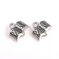 thumbnail image 6 of K-KED Multicolor 300 Pcs Bronze Plated Book Charms 12X11X3MM B10093-Tibet silver-300 PCS, 6 of 9