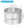thumbnail image 2 of Uxcell 2Pcs 6" Galvanized Steel Duct Connector Duct Coupling Vent Coupler, 4" Long, 2 of 5