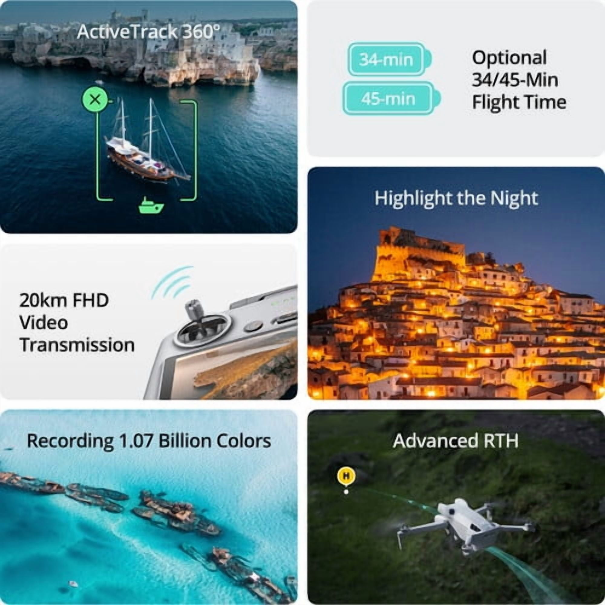 DJI Mini 4 Pro Drone Fly More Combo with RC 2 Controller | 4K HDR Camera Omnidirectional Obstacle Sensing | 36-Min Flight Time (CP.MA.00000813.01) + BackPack + Landing Pad + 64GB Card + More