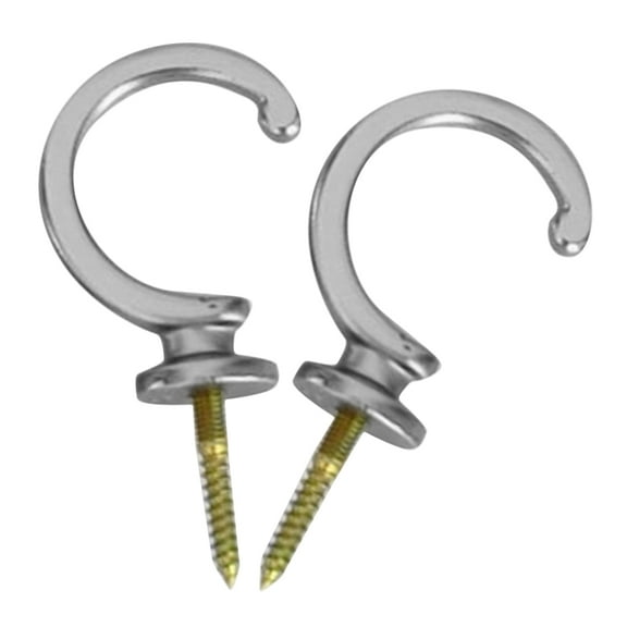 2 Pcs Curtain Hook Hooks Wall Mounted Curtain Holder Curtain Wall Holdbacks Wall Curtain Holder