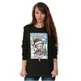 thumbnail image 5 of Betty Boop Be Home For Christmas Women's Long Sleeve T Shirt Brisco Brands S, 5 of 6