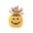 B, variant on Aximioll Halloween Scary Pumpkin Planter — Orange Shape with Haunted Shadows, Halloween Decorations for Holiday Parties & Trick or Treat Nights for Halloween Parties with spooky party setups
