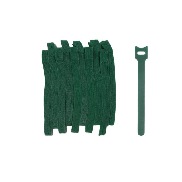 Oliegs Green Reusable 100PCS 6/8inch Adjustable Slip Nylon Ties & Straps Featuring Hook And Loop Fasteners Optimal For Climbing Support Christmas Garland Ties