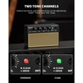 thumbnail image 3 of Amplificador de guitarra POGOLAB Mini 10W recargable Bluetooth eléctrico, 3 of 6