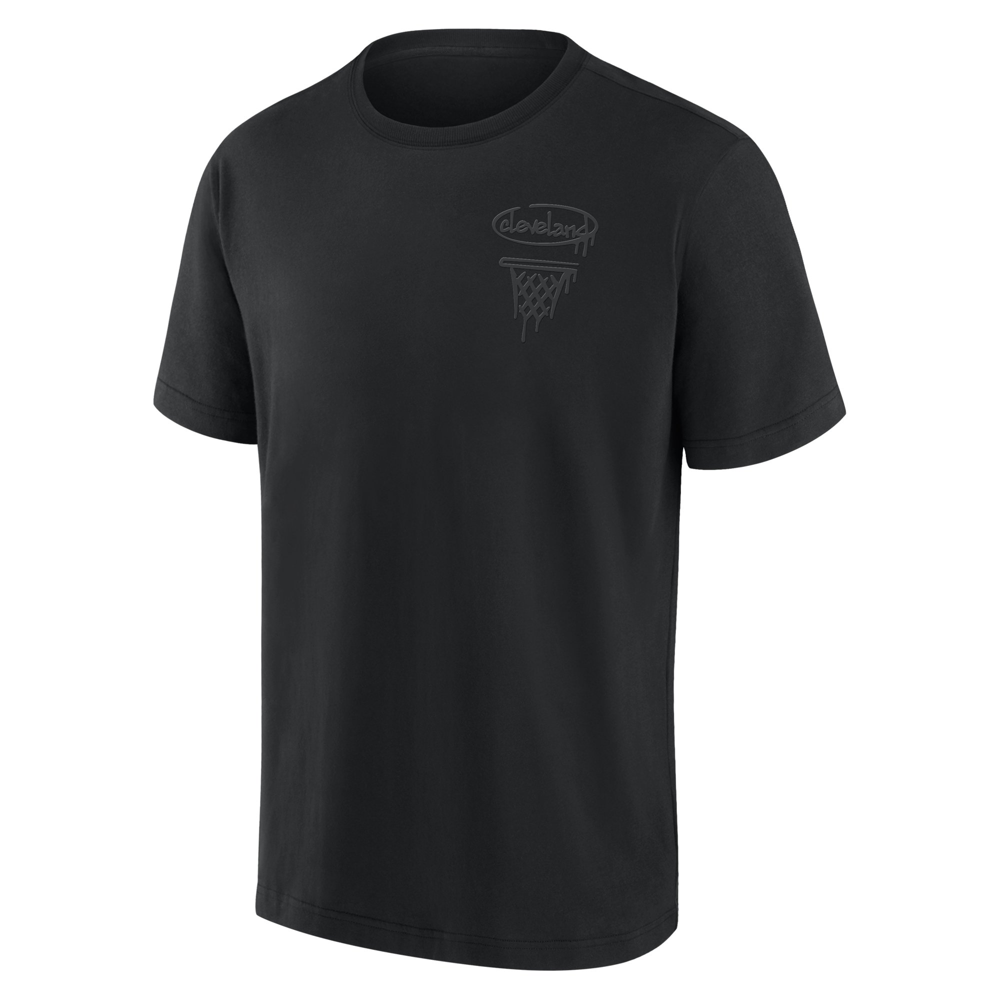 Men's Fanatics Cleveland Cavaliers Blackout Heavyweight T-Shirt