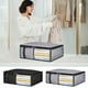 thumbnail image 1 of Xihbxyly Bolsa de Almacenamiento de Tela No Tejida, Organizador Impermeable de Algodón para Colchas, Cierre de Cremallera, Ventana de Visibilidad Práctica, Material Duradero, Ideal para Organizar El, 1 of 4