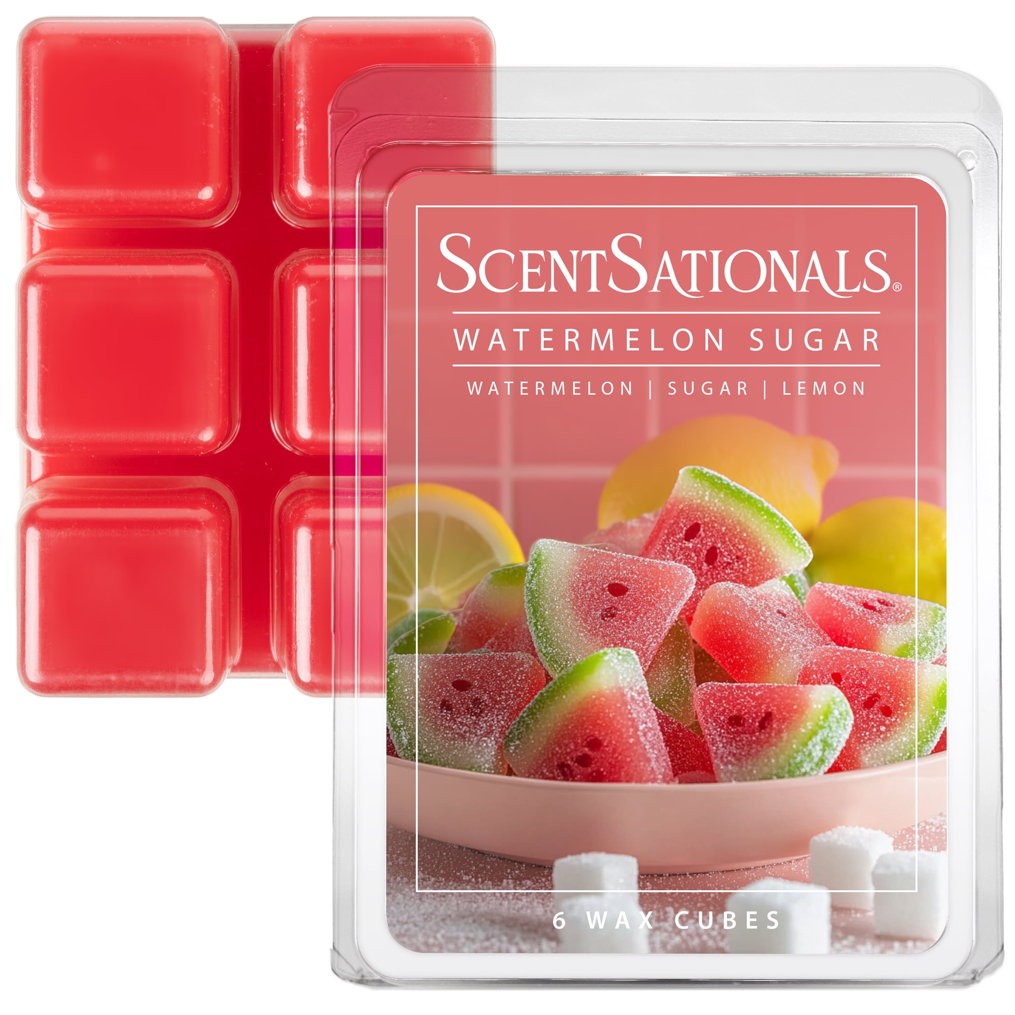 Watermelon Sugar Scented Wax Melts, ScentSationals, 2.5 oz