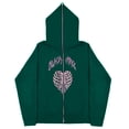 thumbnail image 4 of 2023 Sudaderas con corazones rojos oscuros europeos y americanos para hombres y mujeres sudaderas con capucha parejas góticas Harajuku sudaderas con cremallera larga de gran tamaño, 4 of 5