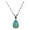 Light Green, variant on Elegant Opal Pendant Necklace for Women - Droplet Jewelry in Five Styles Fashionable and Ready to Shine, 1.45CM, Purple
