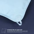 thumbnail image 5 of BNM Reversible Comforter, Twin/Twin XL, Navy Blue - Light Blue, 5 of 11