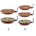 thumbnail image 2 of Hummingbird Feeder Plastic Hanging Feeding Tray Wall Mount Large Outdoors Trays Adjustable Bird Drinker Yards Home Garden Set Accessories three layers, 2 of 9