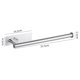 thumbnail image 2 of Soporte para toallas de papel de acero inoxidable, soporte para rollos de papel de cocina autoadhesivo, soporte para toallas de papel montado en la pared para cocina, baño y armarios (plata) JAMW  Sencillez, 2 of 5
