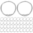 thumbnail image 1 of Shisuyan Rings For Paper Binding Iron Silver 100Pcs Diy Crafts School Supplies, 1 of 8