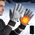 thumbnail image 3 of AWZXDE Thermal Gloves Heated For Outdoor Winter Sports Rechargeable Battery Powered Screen Compatible For Skiing, 3 of 3