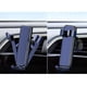 thumbnail image 4 of Soporte para teléfono de coche para rejilla de ventilación, soporte por gravedad para teléfonos móviles de 4 a 6 pulgadas. plata, 4 of 9