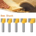thumbnail image 3 of 8mm Cleaning bottom Engraving Bit Router bit Woodworking CNC milling cutter, 3 of 7