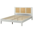 thumbnail image 4 of Lifestorey  Larkin Mid-Century Queen Platform Bed White, 4 of 4
