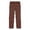 Brown-B, variant on Girl Uniform Pants Flat-Front Dress Pants with Pockets Straight Leg Boy School Pants 4-5 Years