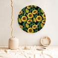 thumbnail image 5 of Kdxio Sunflower 1 Bone China Decorative Plate Ceramic Decorative Plate for Home Office Wall Stand Decorative Plates for Home Bedroom-8in, 5 of 6