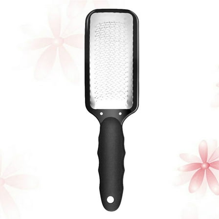 LOLIPPYY foot scrubber file Foot Files Stainless Steel Black 1Pack