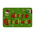 thumbnail image 4 of Grinch Christmas Decorations Grinch Decor Christmas Door Mat Outdoor Welcome Mat For Front Door, Entryway Christmas Carpet, 23.7X 15.9 Inch Funny Door Mats , Anti-Slip Rug Decorations For Home, 4 of 7