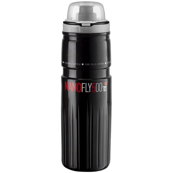 Elite Nanofly Insulated Water Bottle - 500ml, Dark Gray