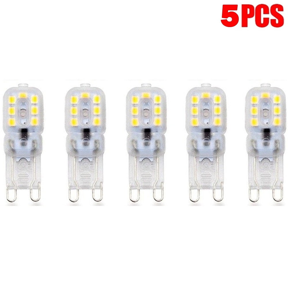 G9 5W Silicone LED Corn Bulbs Spot Warm/Daylight White Lamp 120V AC 