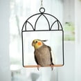 thumbnail image 4 of SHISUYAN Bird Perch Stand Portable Pet Bird Swing Hummingbird Swing Parrot Perch Swing Birdcage Accessory, 4 of 8