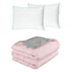thumbnail image 1 of Edredón Dos vistas King Size Rogga Rosa - Gris Perla + Almohada Osos 2, 1 of 7