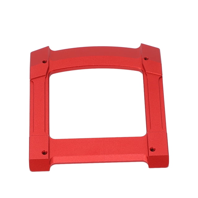 Plaque de Glissement RC Garde-Corps en Alliage d'Aluminium Ensemble d'Accessoires pour Voitures 1/10 Rouge