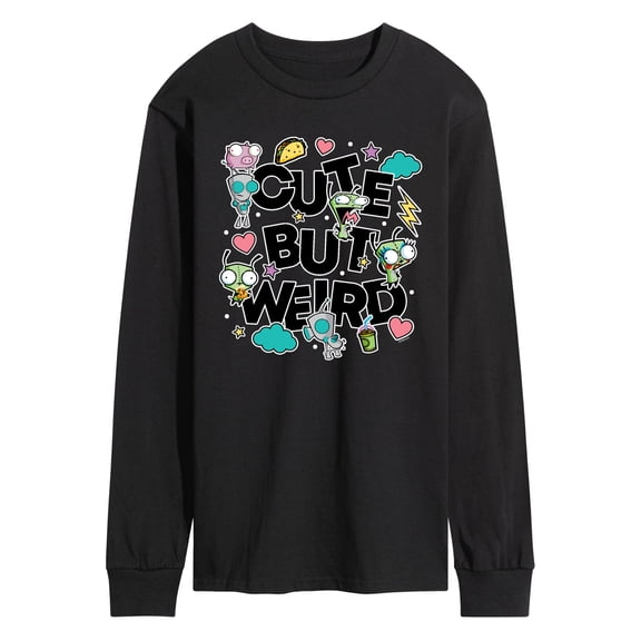 Invader Zim - Cute But Weird Gir - Men's Long Sleeve Graphic T-Shirt