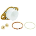 thumbnail image 1 of Grohe 47044000 Yoke Plate & Sleeve Faucet Valve Replacement Part, Starlight Chrome, 1 of 3