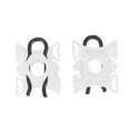 thumbnail image 4 of 2pcs 11mm Car Window Regulator Sliding Clips White for BMW E32 51321938884, 4 of 6